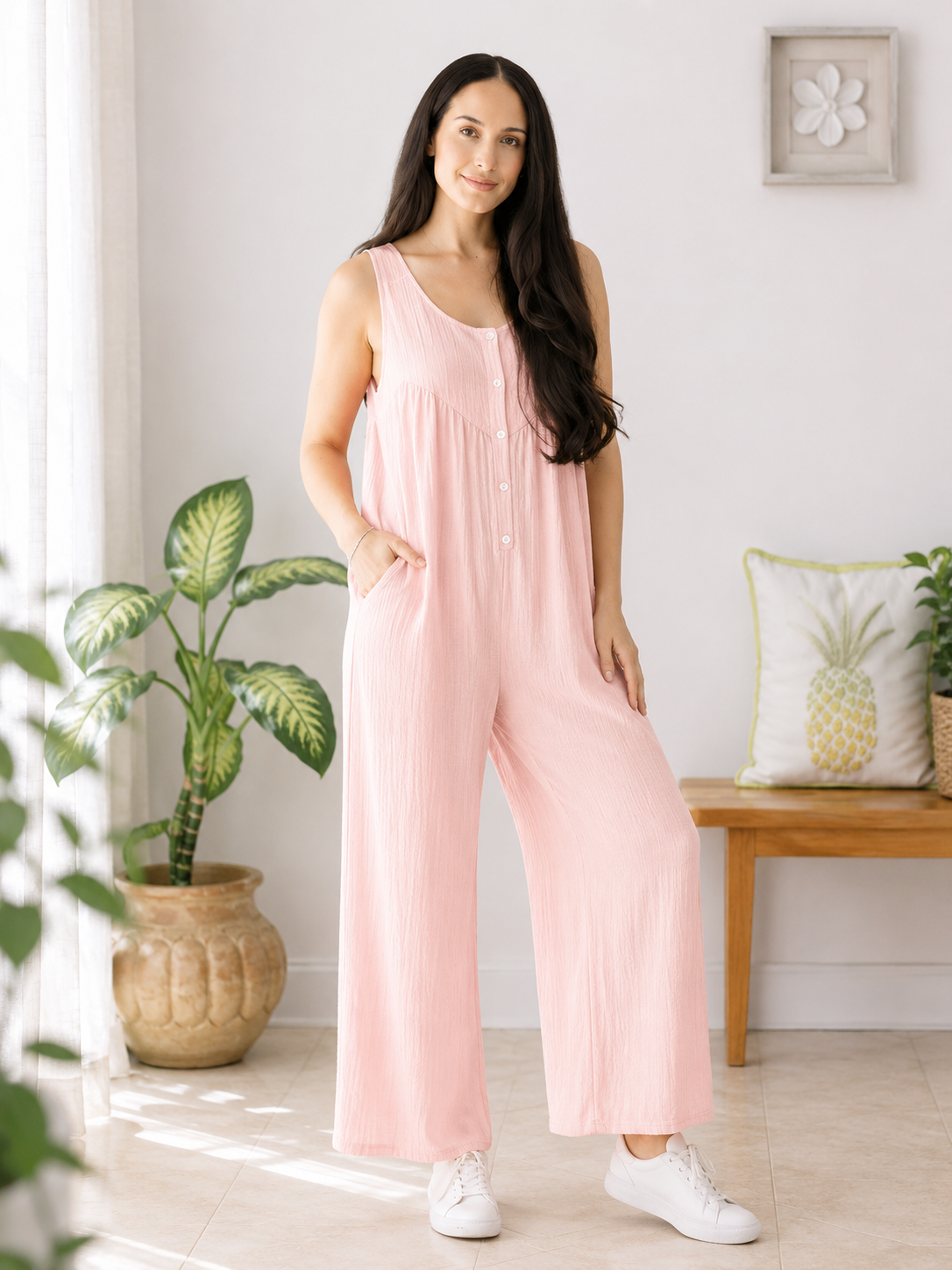 Blushin’ Around Jumpsuit