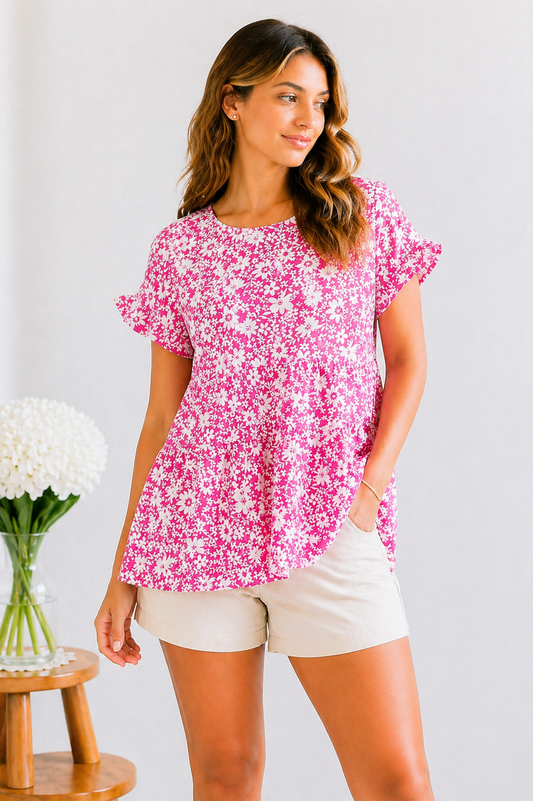 Blushing Daisy Top