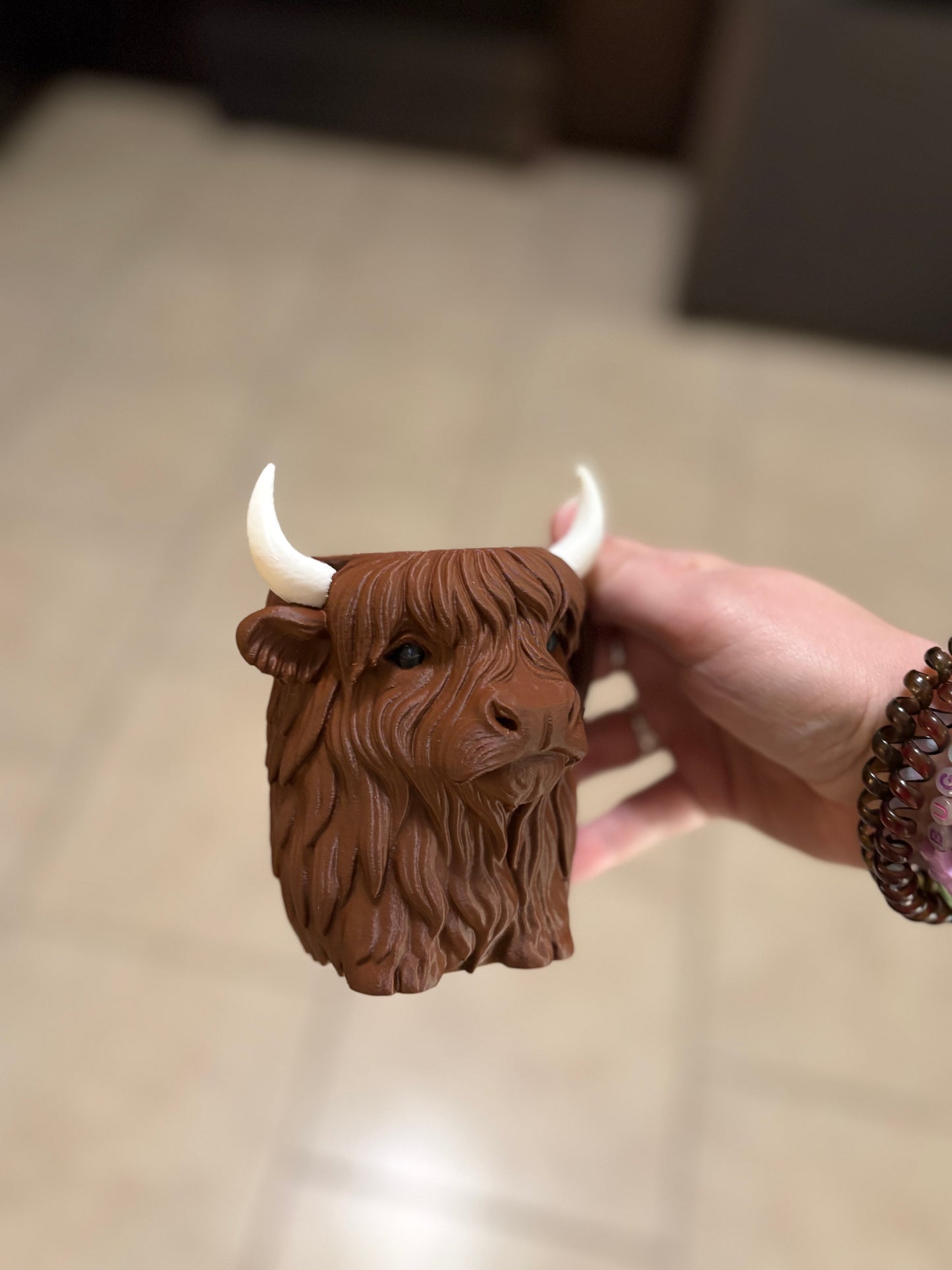 Made by Mike: Highland Cow “can cooler”