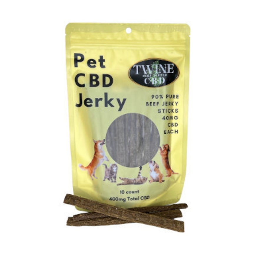 TWINE 400mg Pet Beef Jerky Sticks for Dogs