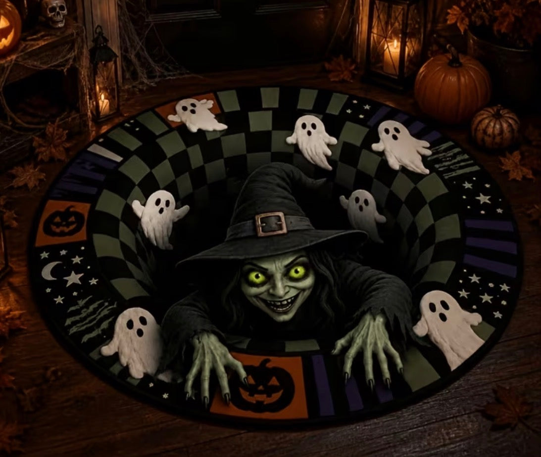 Preorder 3D Effect Witch Bath/Bedroom/Kitchen Rug