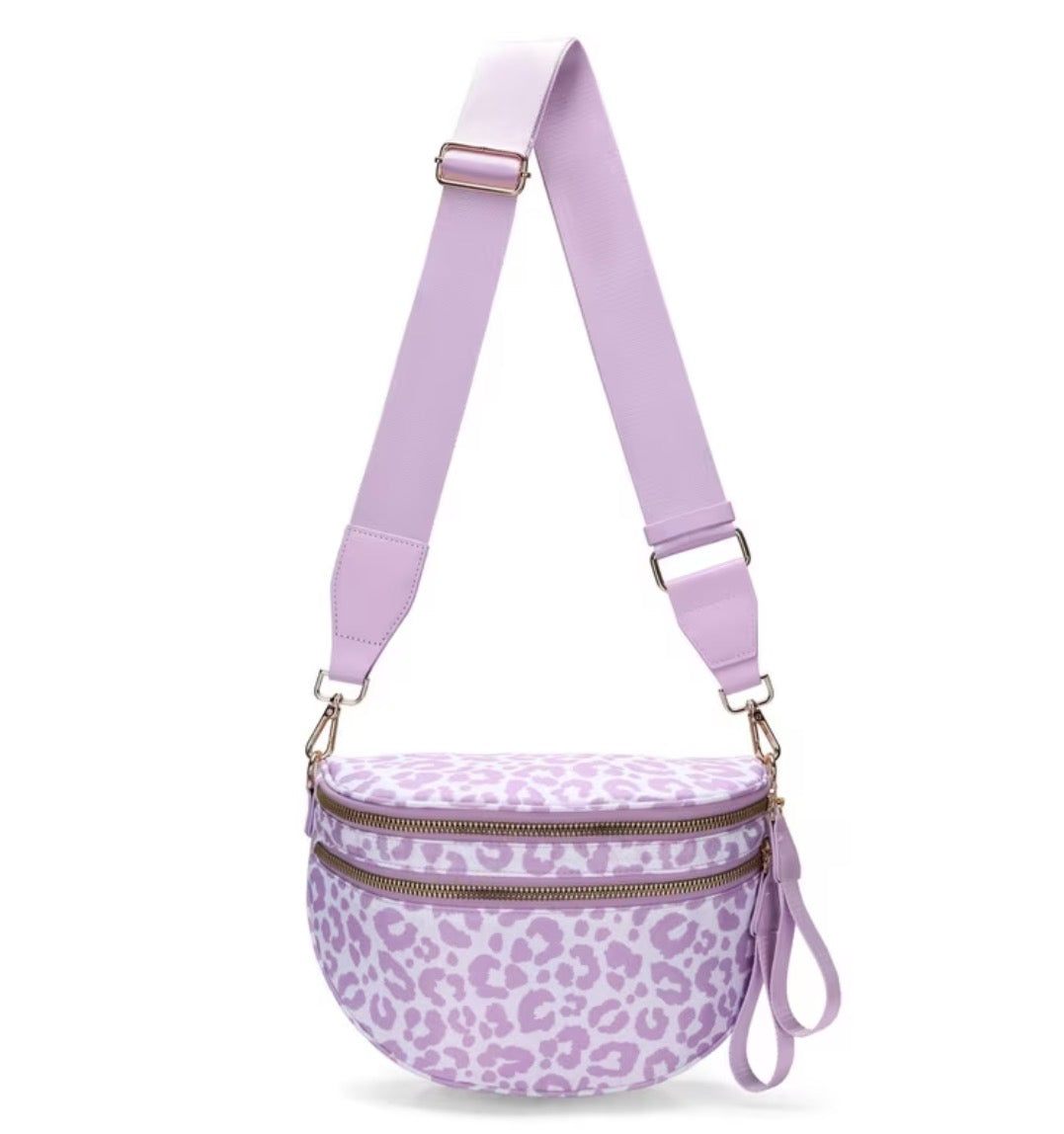 The Roni Nylon Crossbody - Leopard - 2 Colors