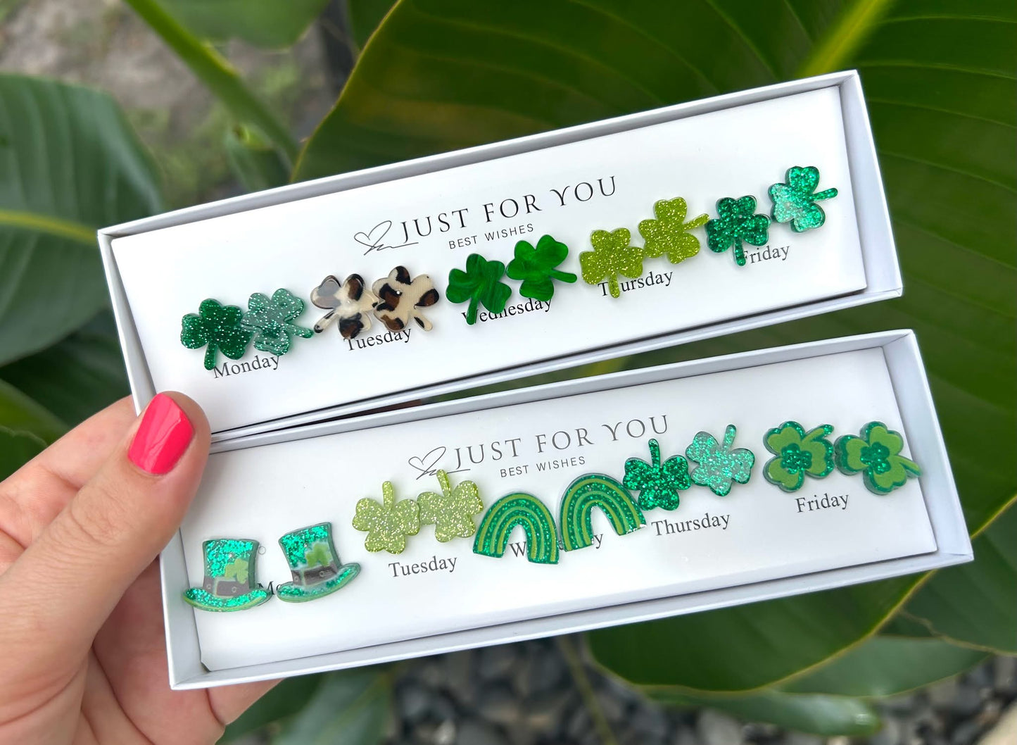 St. Patrick’s Earrings Gift Box