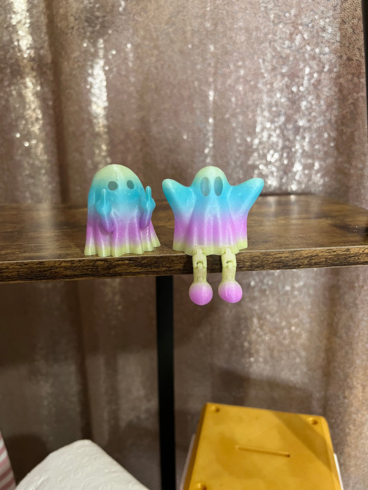 Made by Mike: Glow in the Dark Naughty and Nice Ghost Buddies - 2 Pack