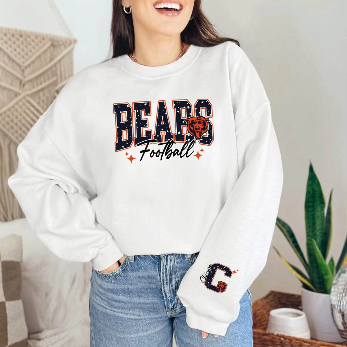 Team Name Football WITH SLEEVE ACCENT CUSTOM Graphic - ANY Pro Team!