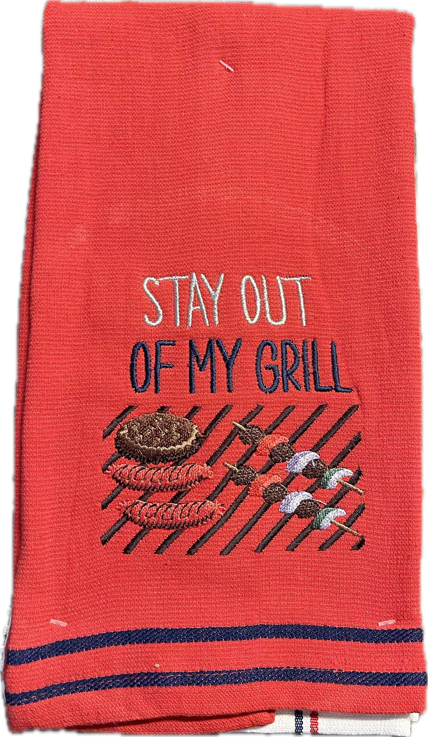 Set of 2 Dish Towels - Stay Out of My Grill