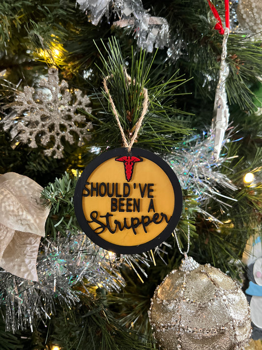 Made by Mike: Should’ve Been a Stripper Ornament 3D Printed