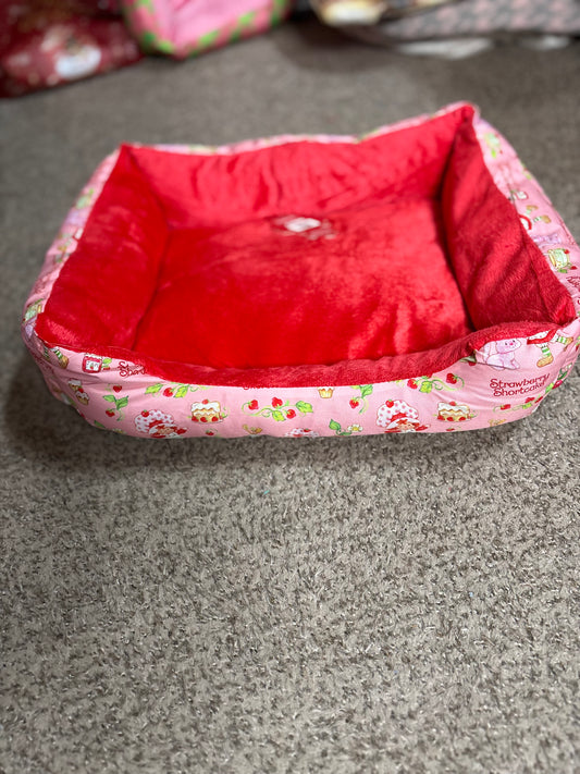 Strawberry Short Cake Dog Bed