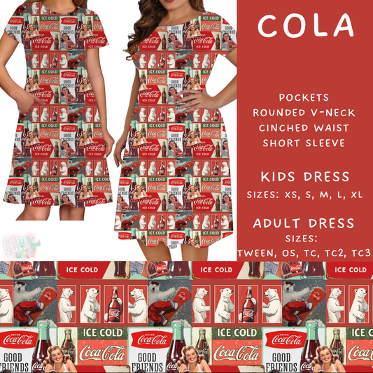 Cola Adult & Kids Dress - PREORDER Batch #485 - ETA Early April