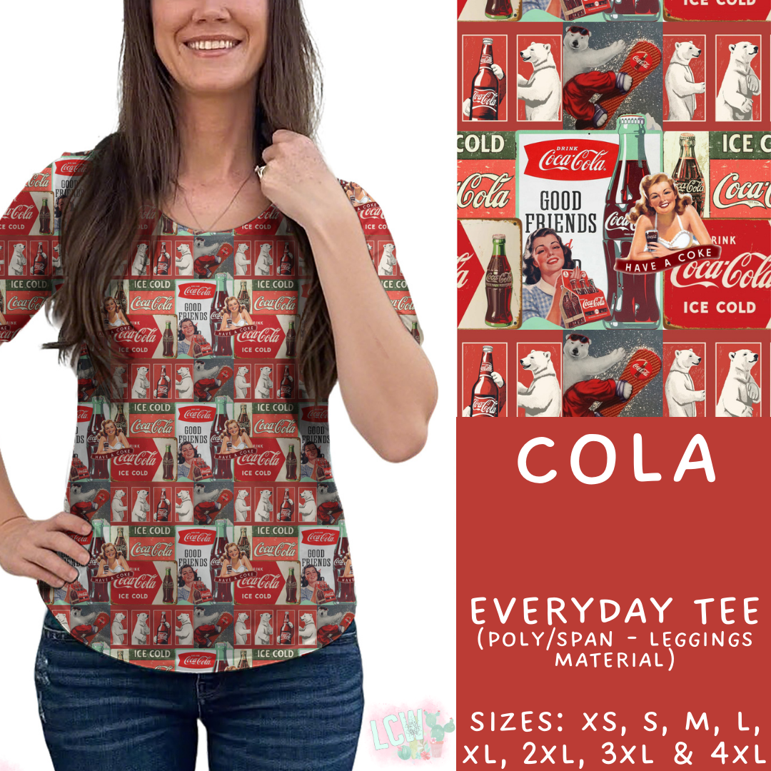Cola Every Day Tee - PREORDER Bach #485 - ETA Early April