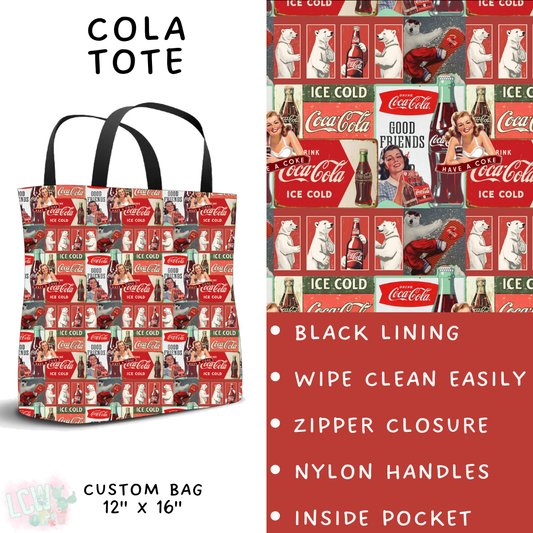 Cola Tote - PREORDER Batch #485 - ETA Early April