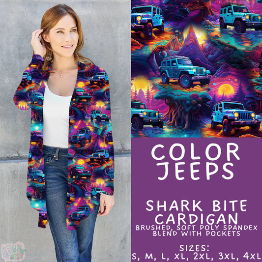 Color Jeeps Cardigan - PREORDER Batch 485 - ETA Early April