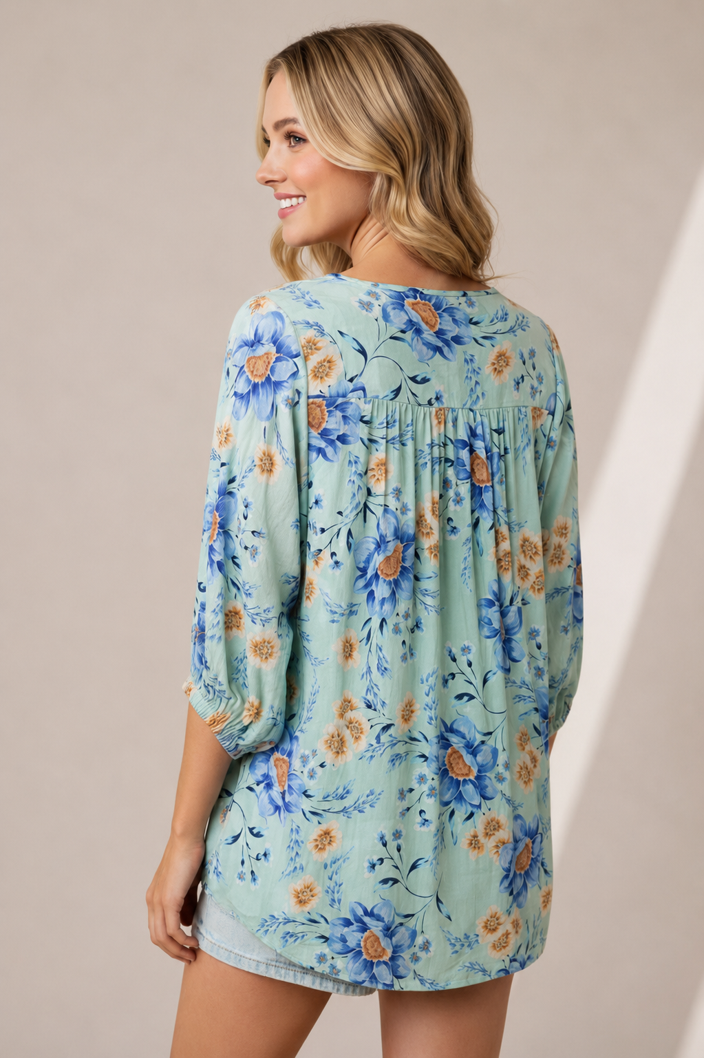 Coastal Bloom Blouse