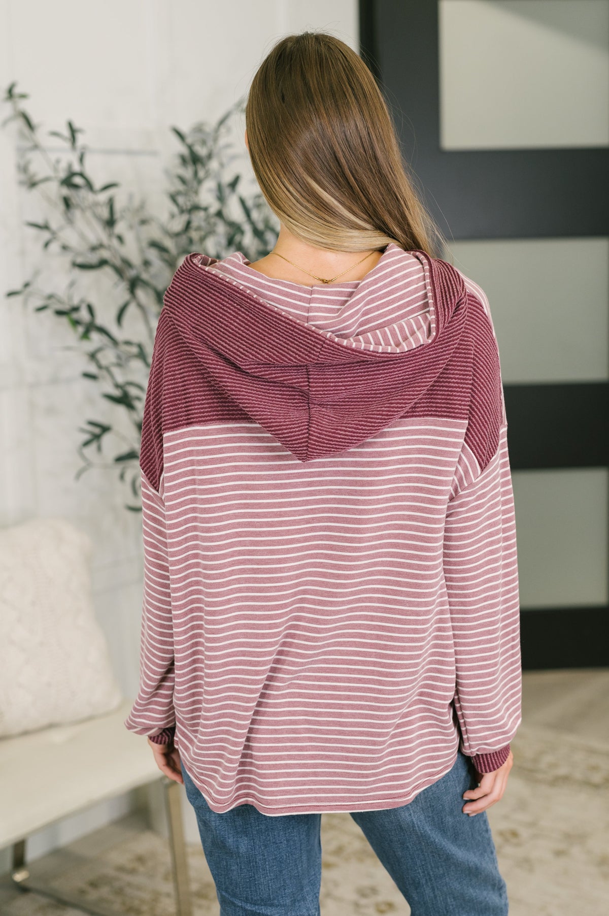 Couldn't Help Myself Button Down Hooded Top