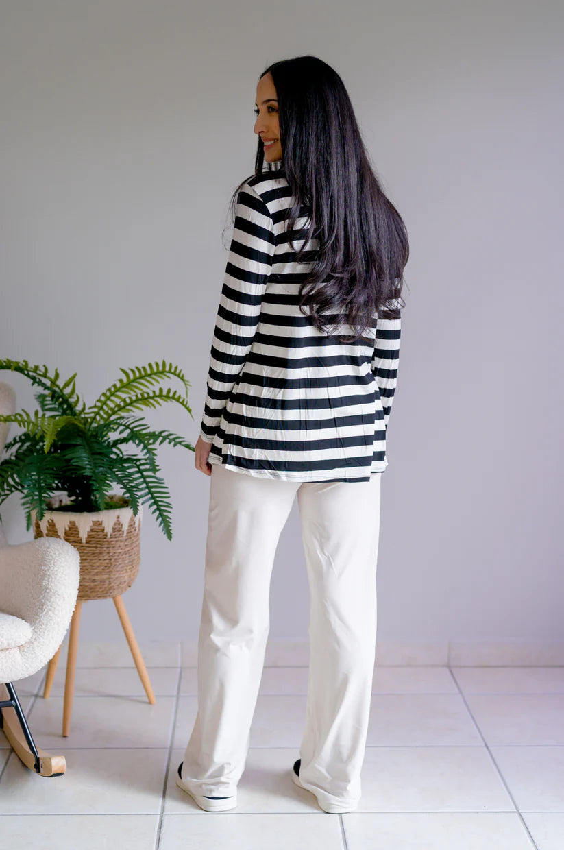 Cupid's Stripe V-Neck
