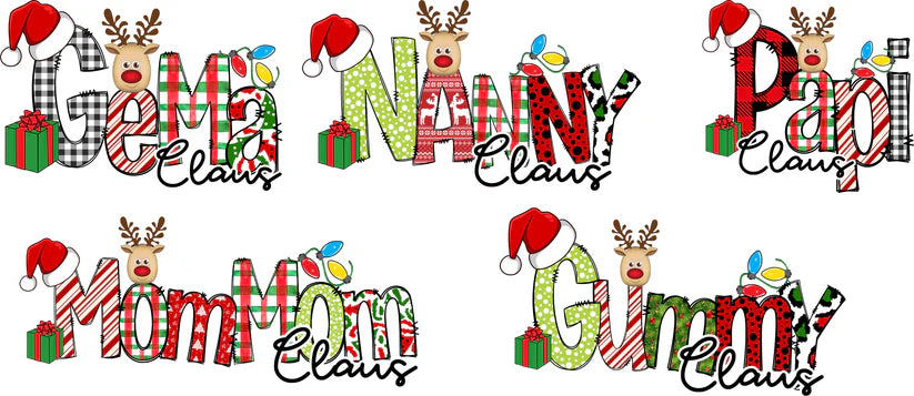 Custom Claus Name CUSTOM Graphic