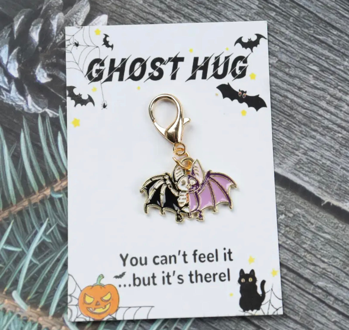 Ghost Hug Keychain