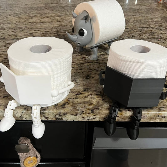 Made by Mike: Frenchie Toilet Paper Holder