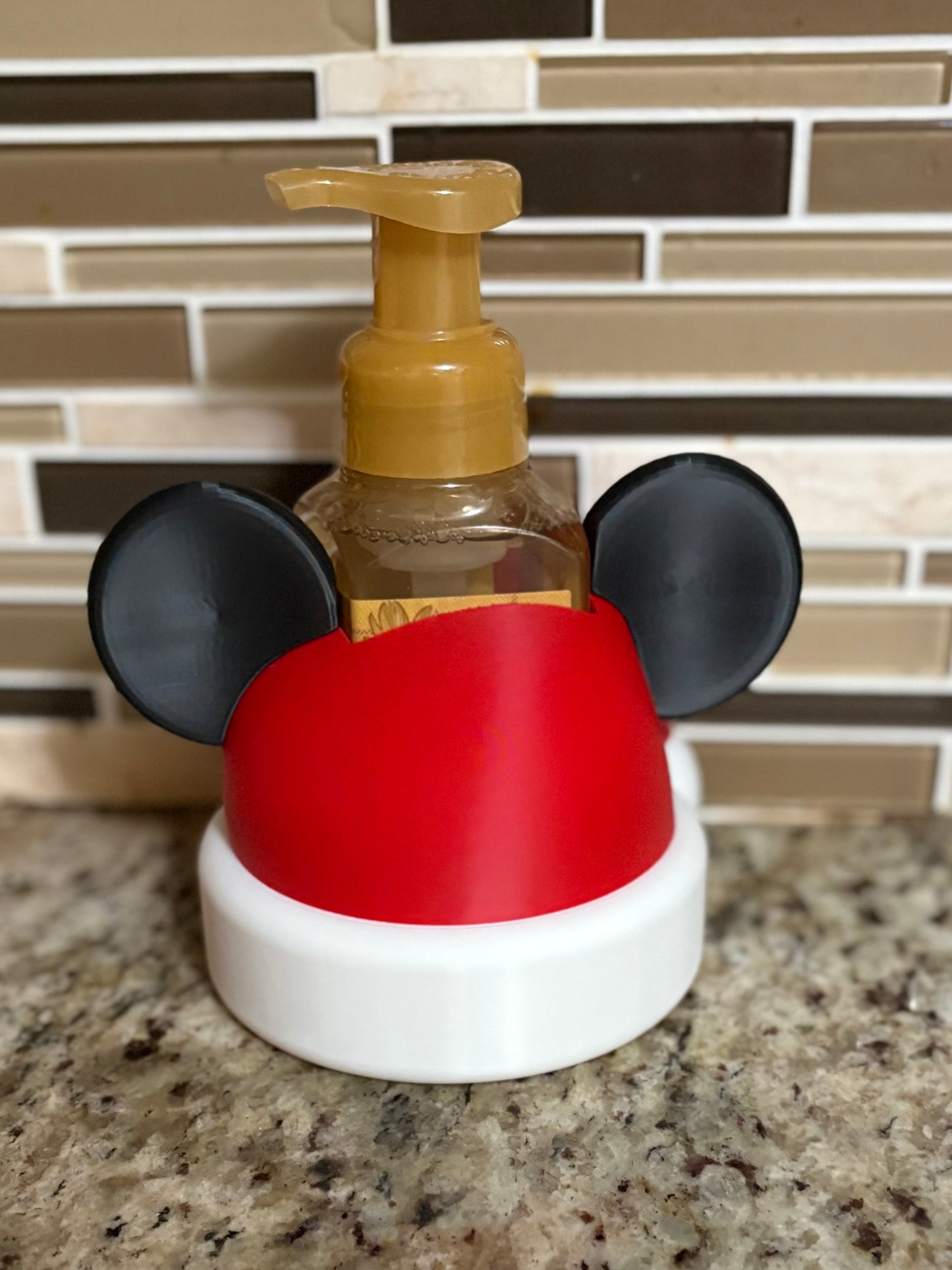 Made by Mike: Mouse Ears Santa Hat Hand Soap Holder