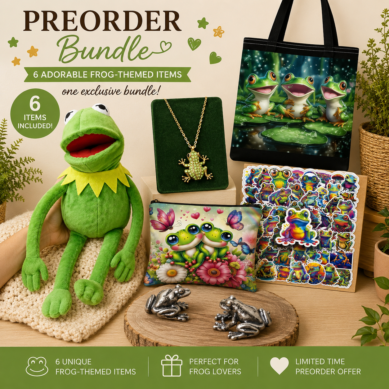 Preorder Animal Bundle - Frog