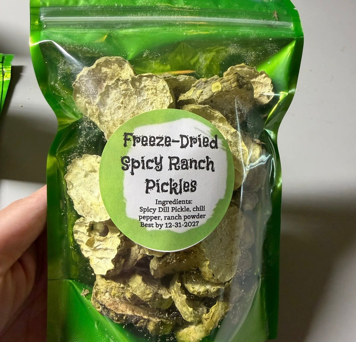Preorder Freeze Dried Spicy Ranch Pickles