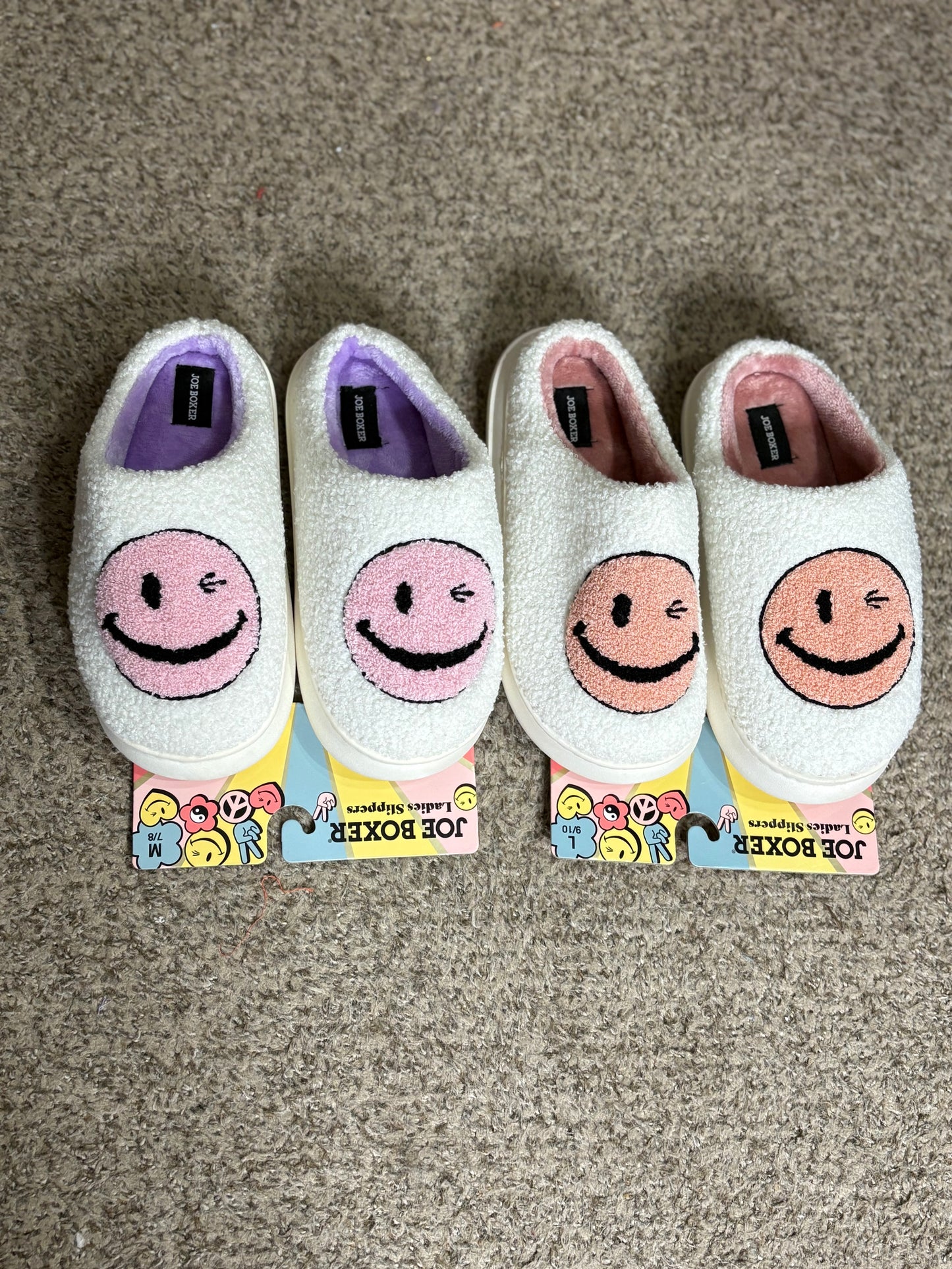 Sherpa Smiley Slippers