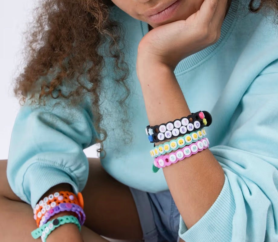 Jelly Bands Bracelet Making Kit, Blue