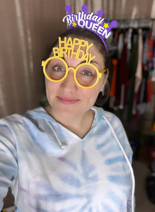 Made by Mike: Happy Birthday Glasses