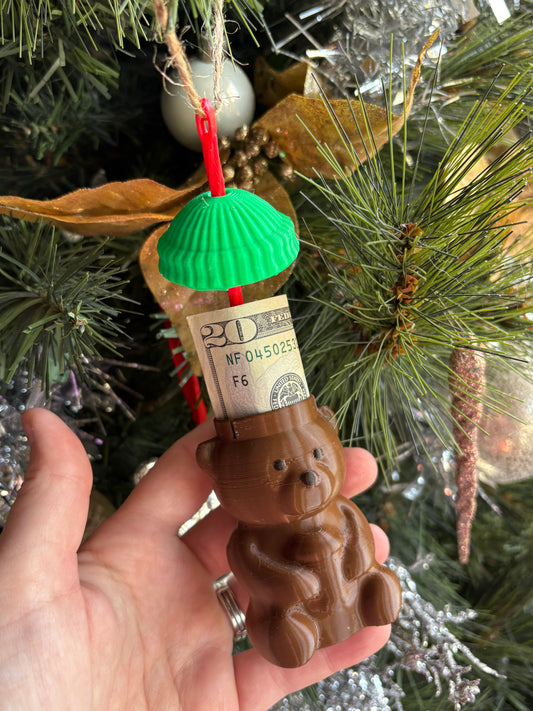 Made by Mike: Bearista Bear Ornament 2.0 Secret Compartment