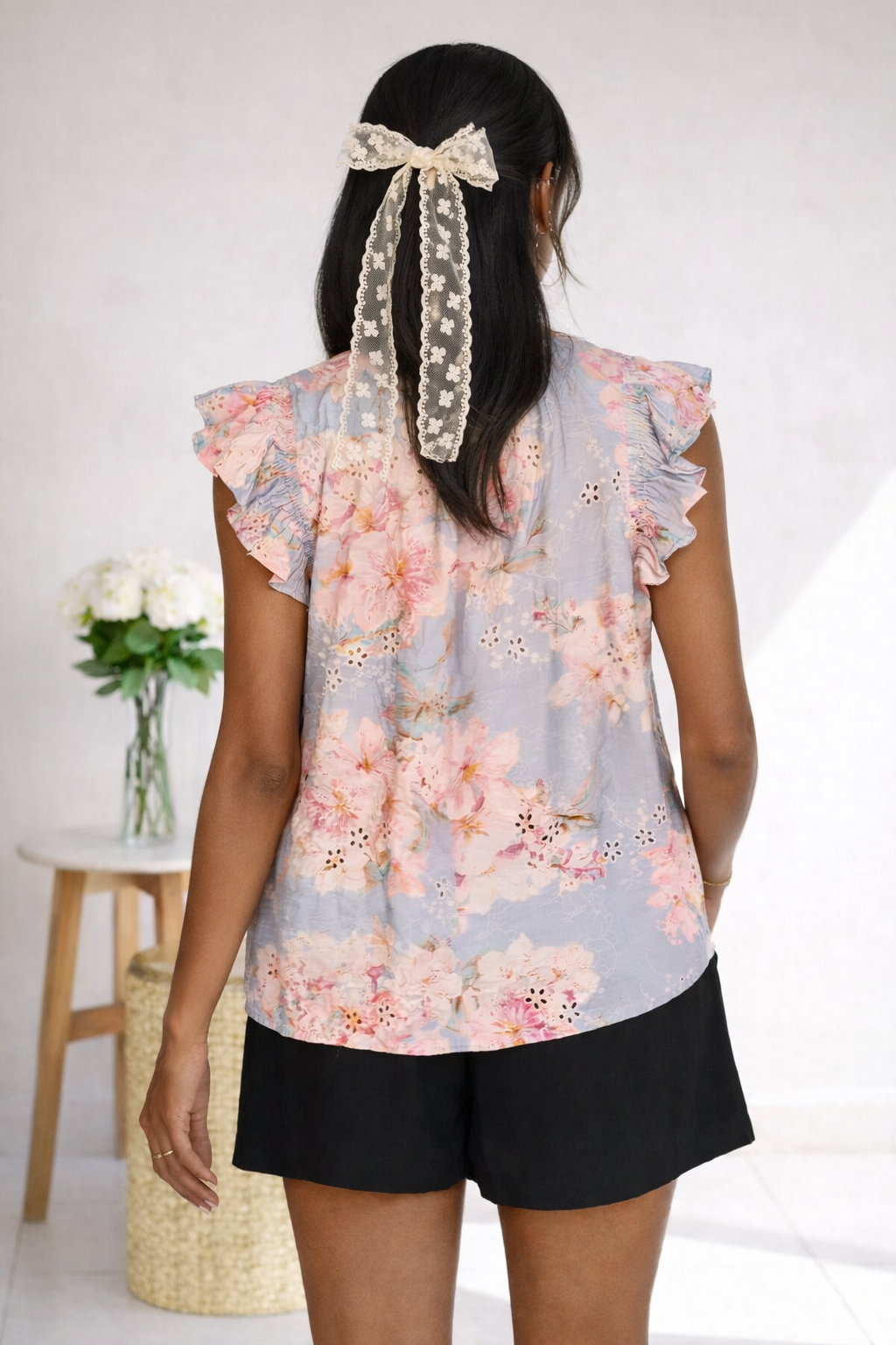 Blushing Garden Top