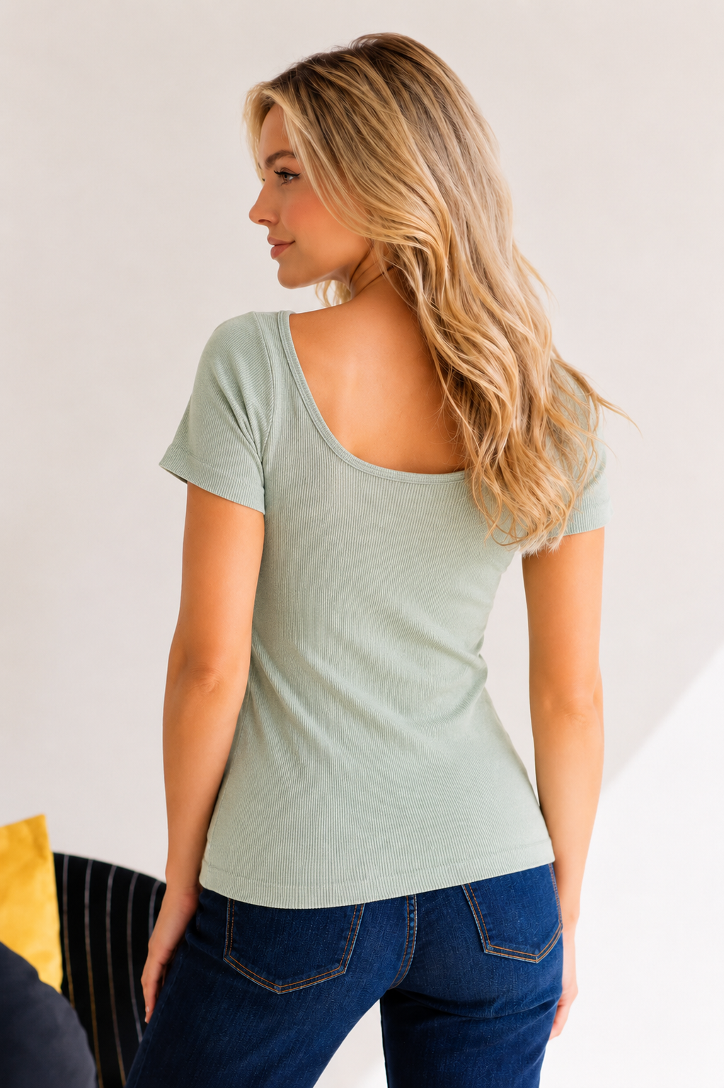 Everyday Ease Reversible Ribbed Top