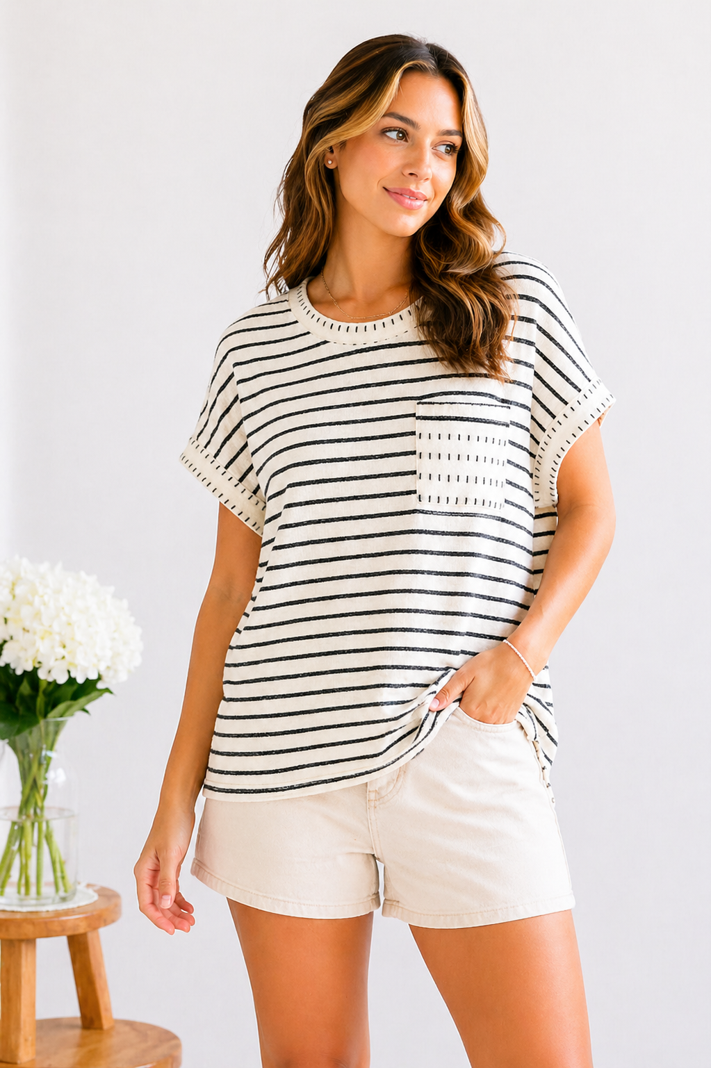 Everyday Ease Striped Tee