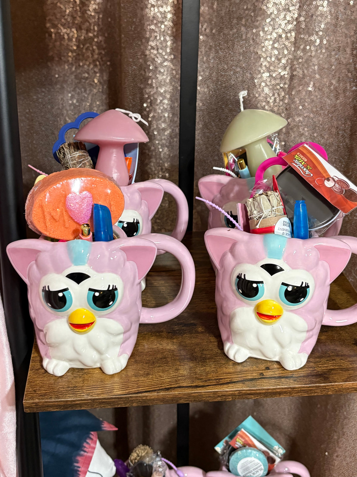 Stuffed Furby Pick a Piece Mugs