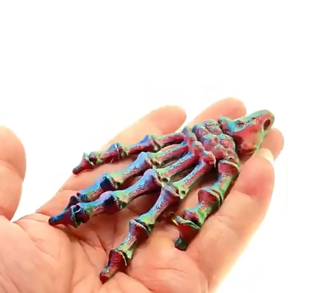 3D Printed Fidget Skeleton Hand