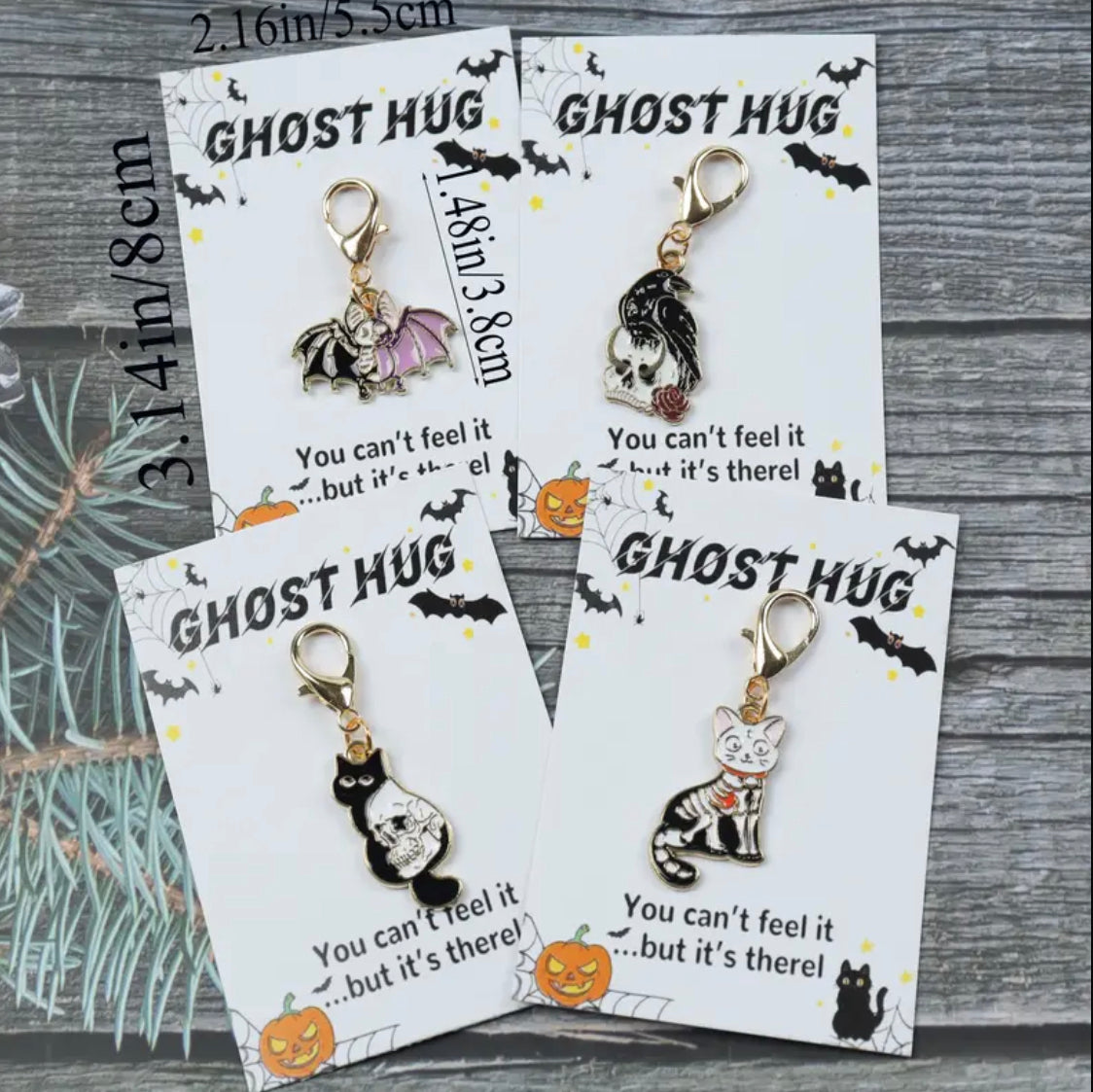 Ghost Hug Keychain