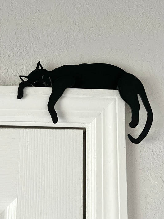 Made by Mike: Black Cat Door Corner