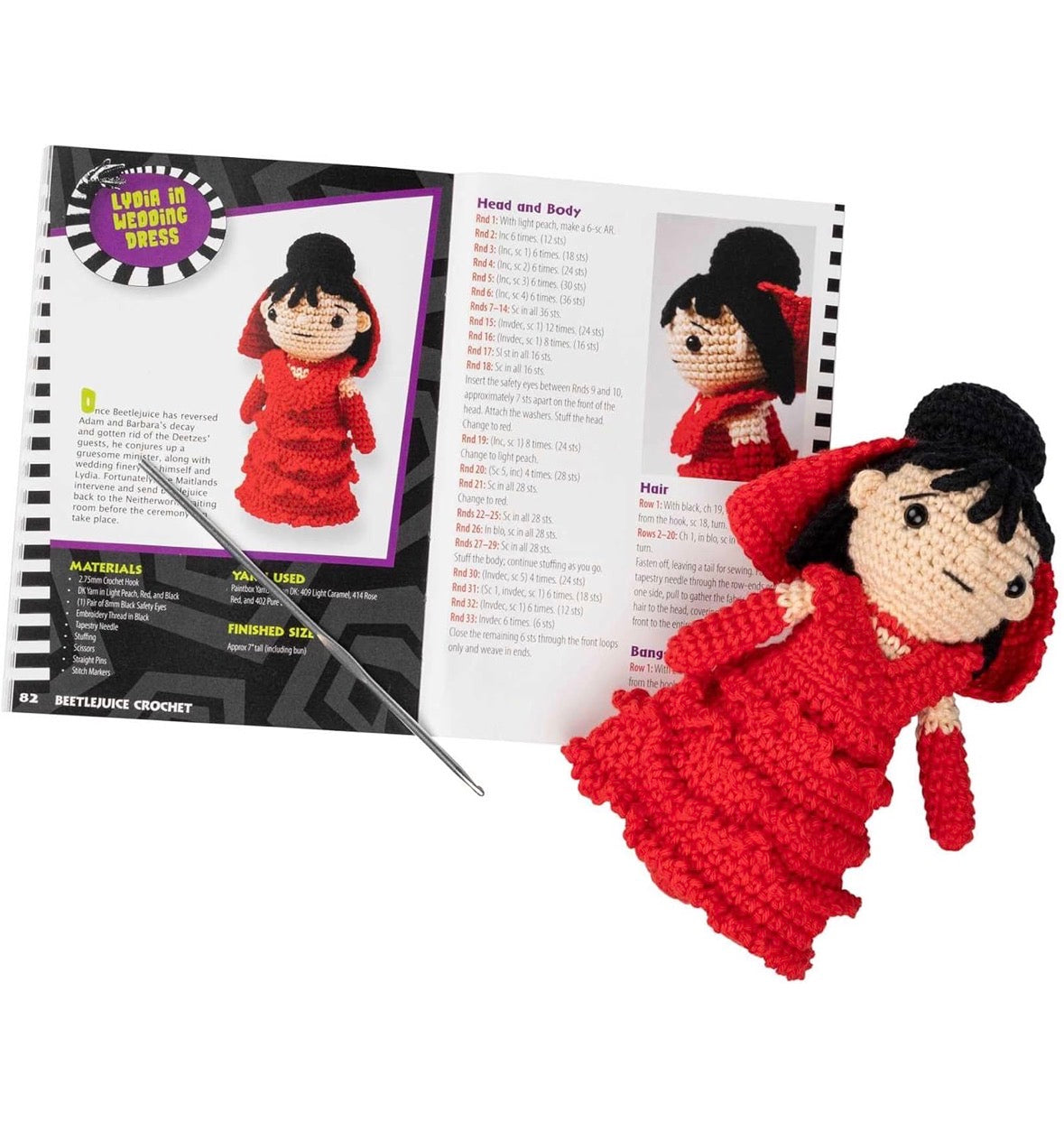 Damaged Box SPECIAL - Beetlejuice & Lydia Deetz Crochet Kit