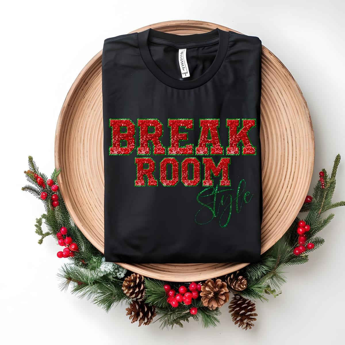 Break Room Christmas Bling CUSTOM Graphic