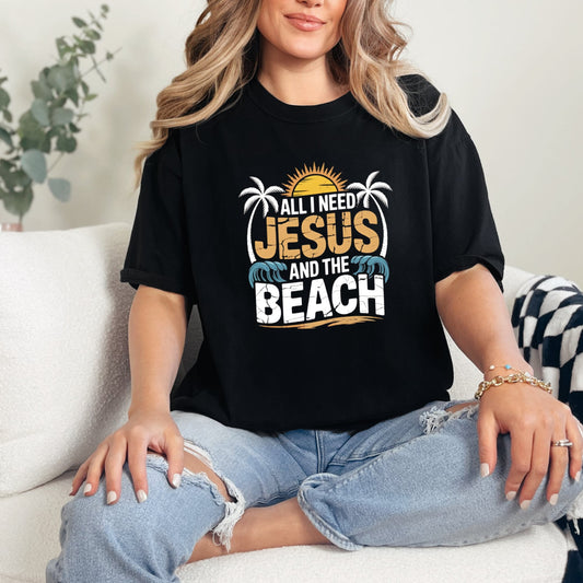 Jesus and the Beach CUSTOM Graphic