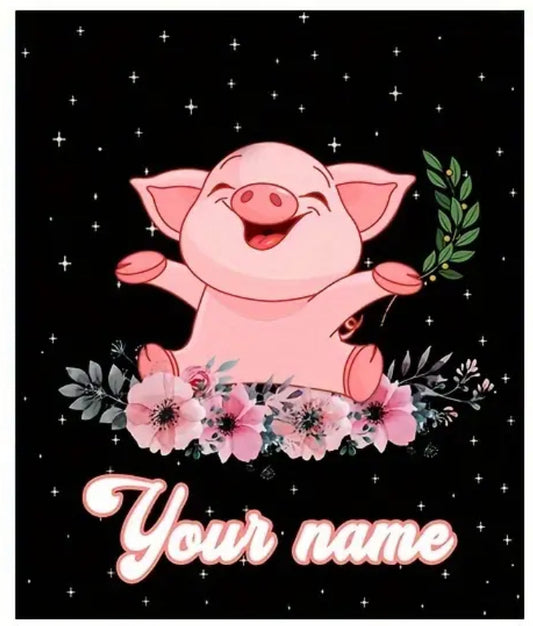 Custom Name Pig Blanket