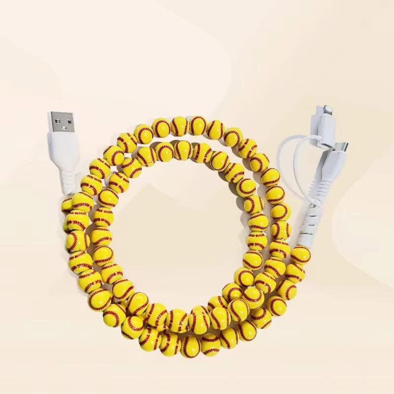 PREORDER Sport Ball Beaded Charger 2-in-1 - 7 sports!