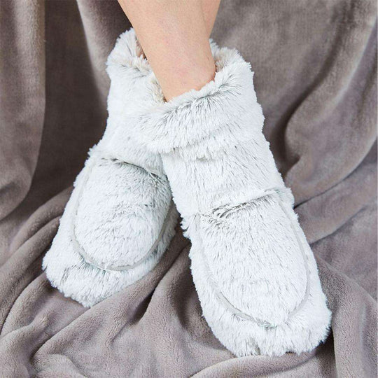 RTS Warmie Booties Marshmallow Gray