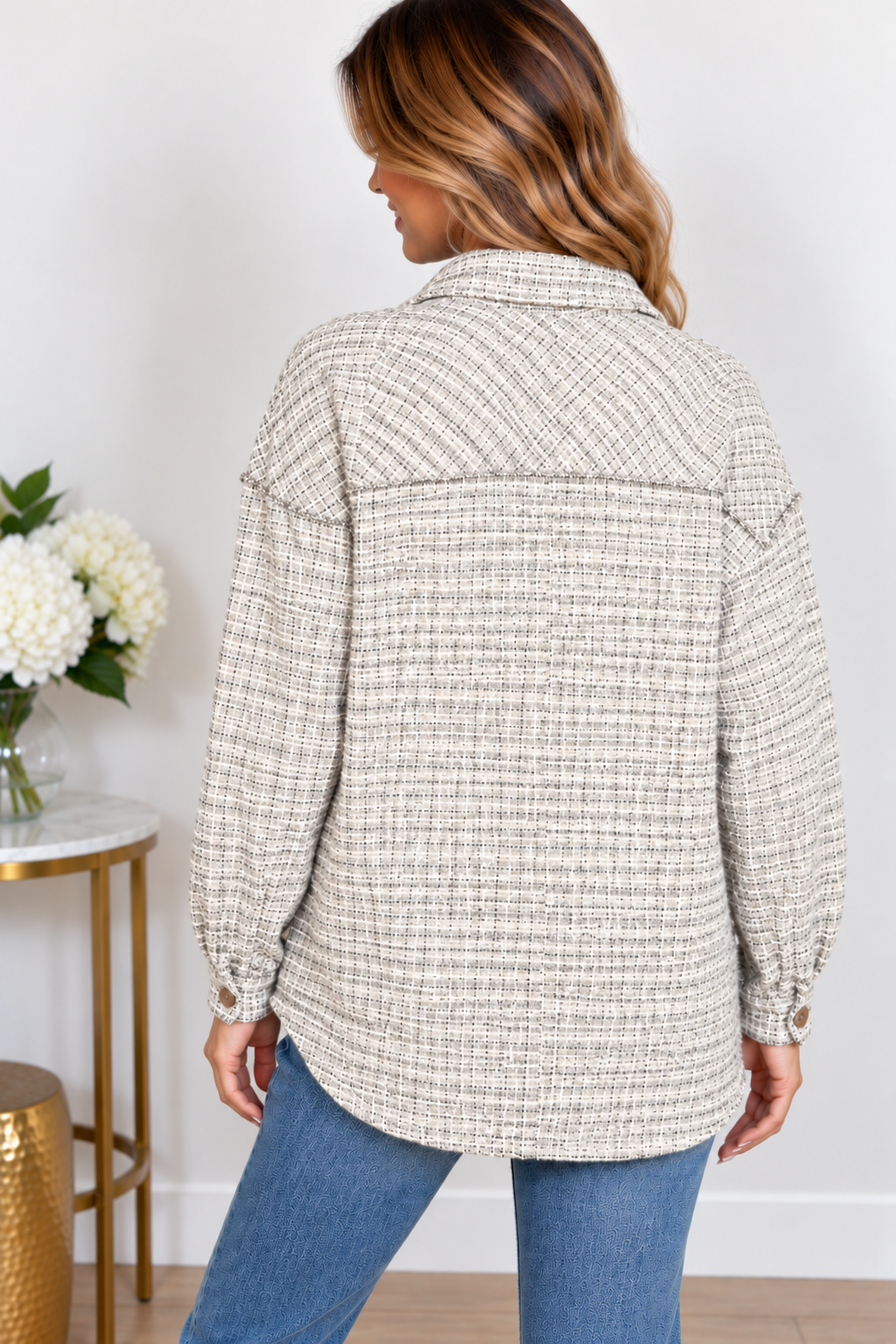 Fall In Line Shacket