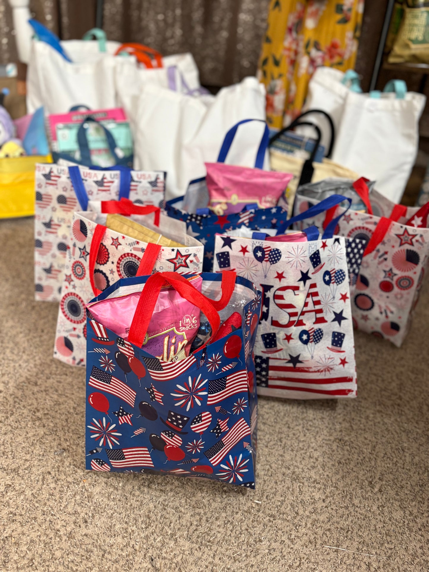 Americana Capri Leggings Bag