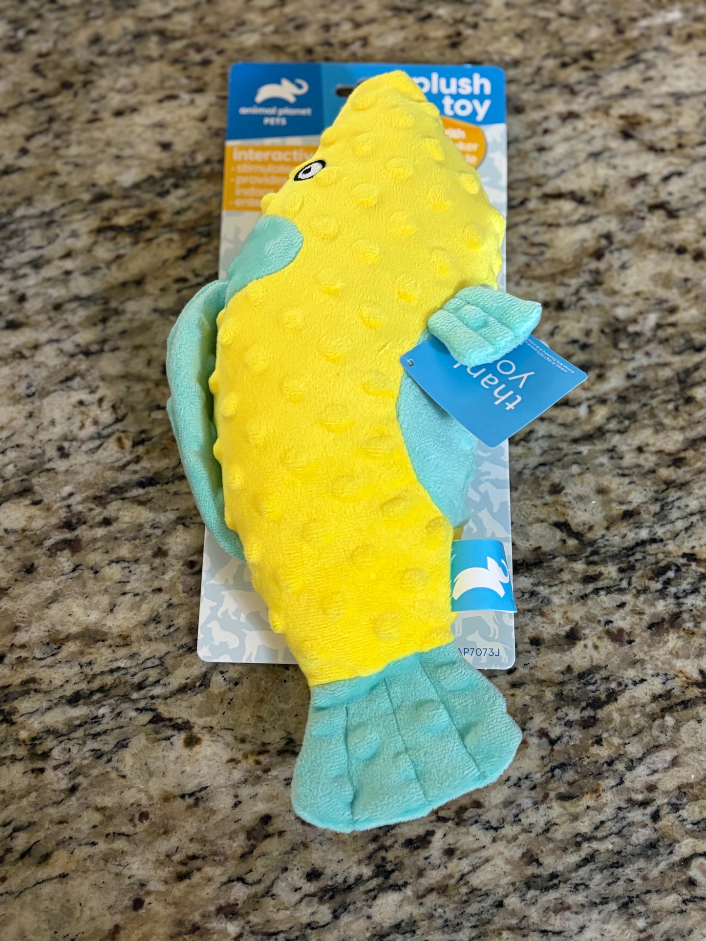Animal Planet Large Plush Fish Pet Toy