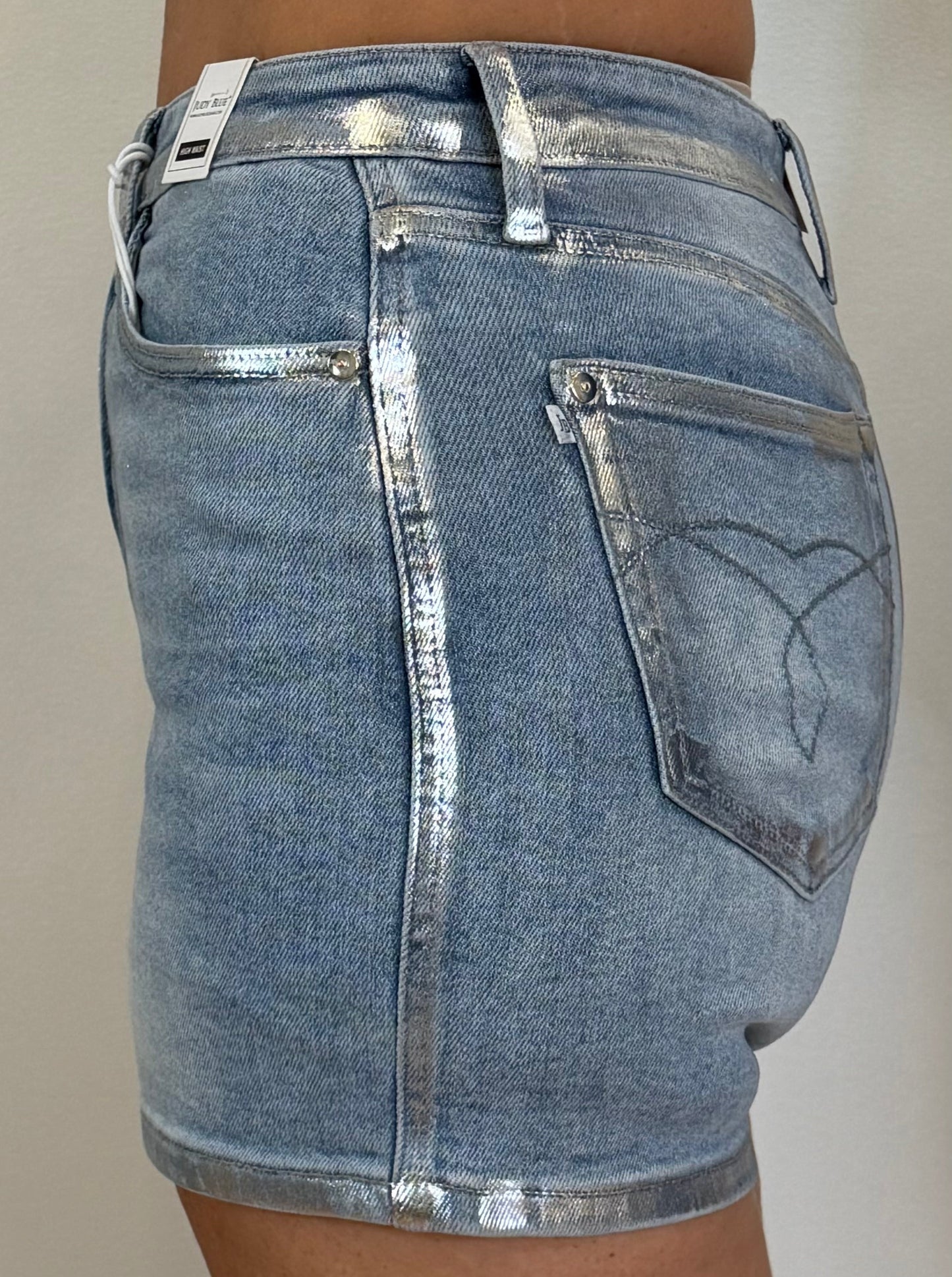 Slim Fit Judy Blue High-Rise Shorts
