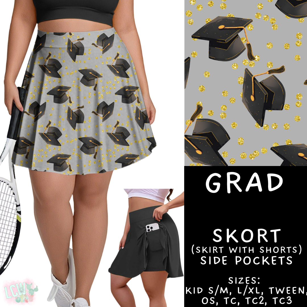 Grad Skort Adult & Kids - PREORDER Batch #485 - ETA Early April