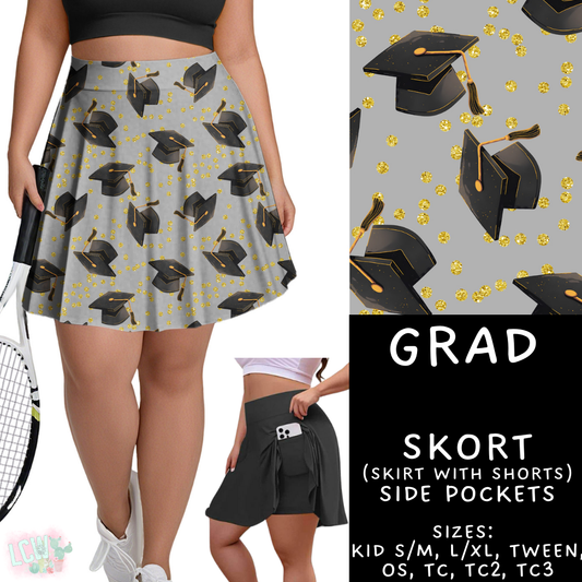 Grad Skort Adult & Kids - PREORDER Batch #485 - ETA Early April