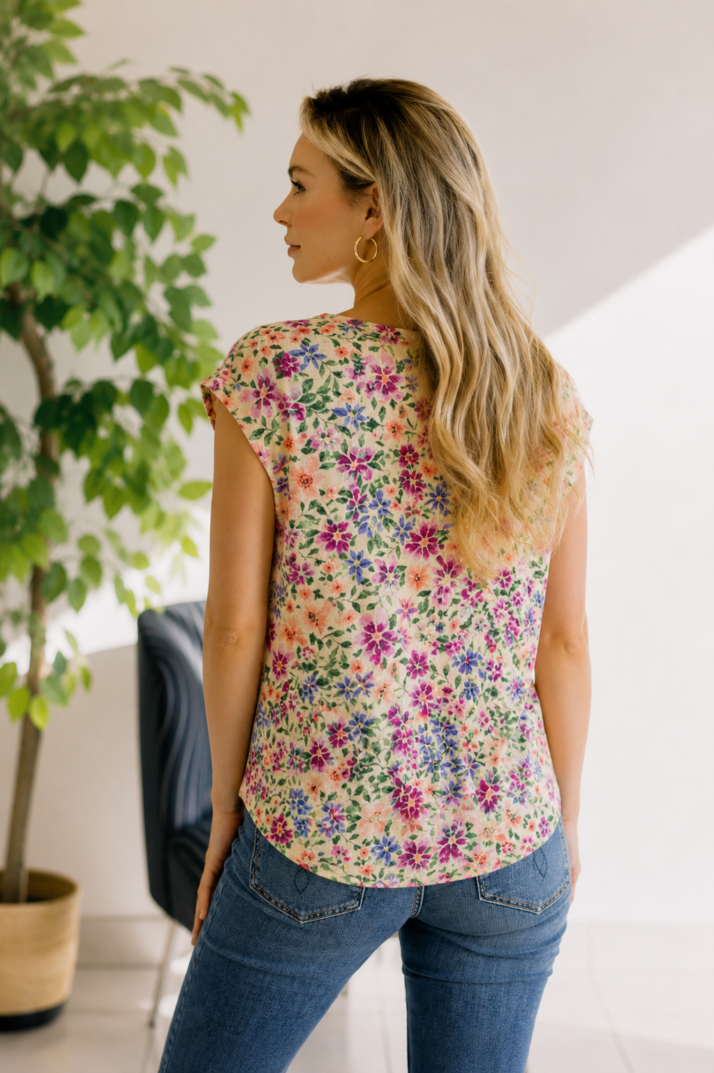Garden Bliss Floral Top