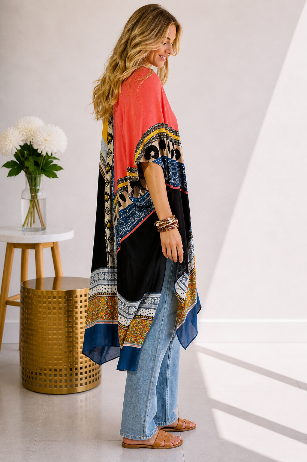 Golden Hour Patchwork Kimono